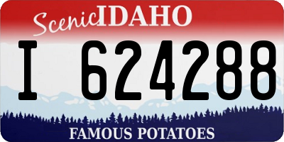 ID license plate I624288