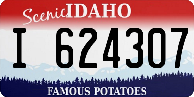 ID license plate I624307