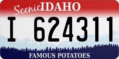 ID license plate I624311