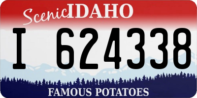 ID license plate I624338