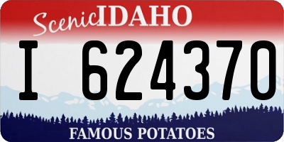 ID license plate I624370