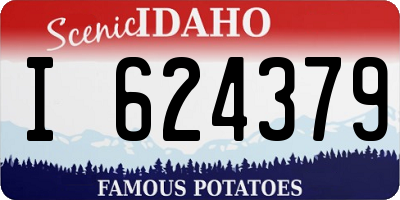 ID license plate I624379