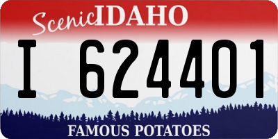 ID license plate I624401