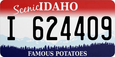 ID license plate I624409