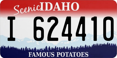 ID license plate I624410