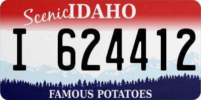 ID license plate I624412