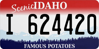 ID license plate I624420