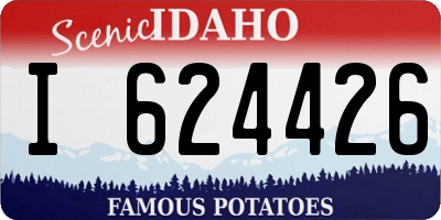 ID license plate I624426