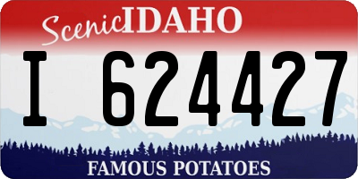 ID license plate I624427
