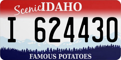 ID license plate I624430