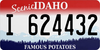 ID license plate I624432