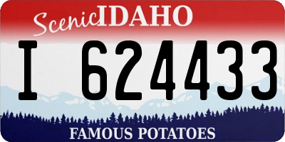 ID license plate I624433