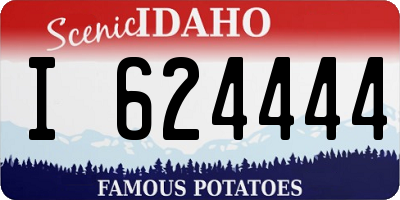 ID license plate I624444