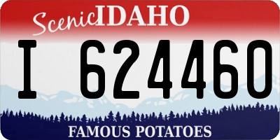 ID license plate I624460