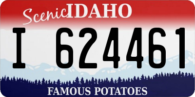 ID license plate I624461