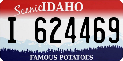 ID license plate I624469