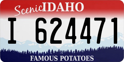 ID license plate I624471