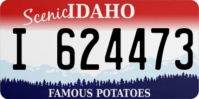 ID license plate I624473