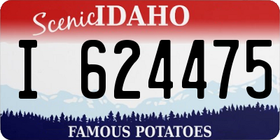 ID license plate I624475