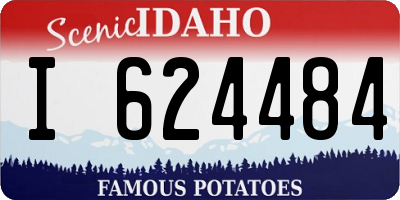 ID license plate I624484