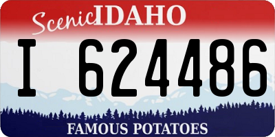 ID license plate I624486