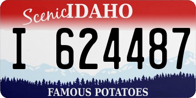 ID license plate I624487