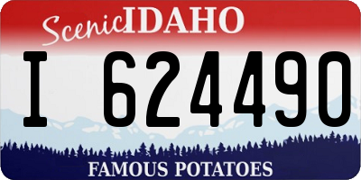 ID license plate I624490