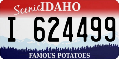 ID license plate I624499