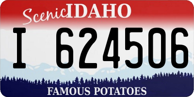ID license plate I624506