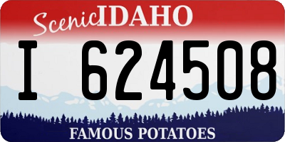 ID license plate I624508