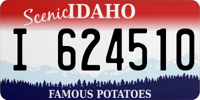 ID license plate I624510