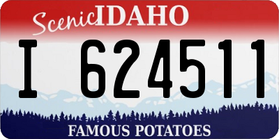 ID license plate I624511