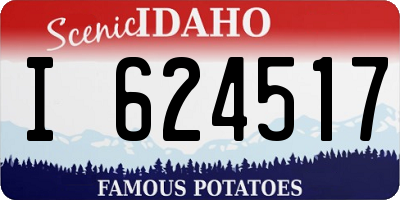 ID license plate I624517