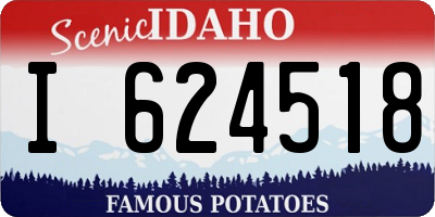 ID license plate I624518