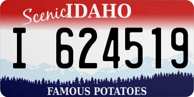 ID license plate I624519