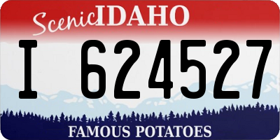 ID license plate I624527