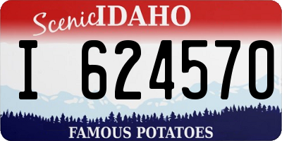 ID license plate I624570