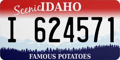 ID license plate I624571