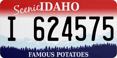 ID license plate I624575