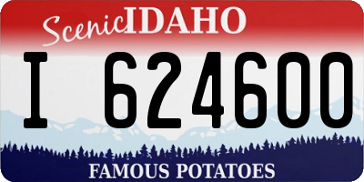 ID license plate I624600