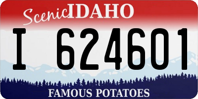 ID license plate I624601