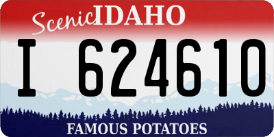 ID license plate I624610