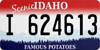 ID license plate I624613