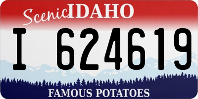 ID license plate I624619