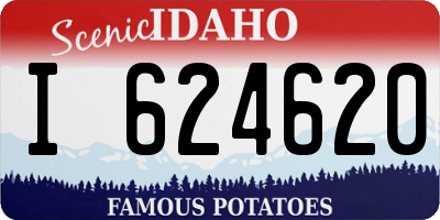 ID license plate I624620