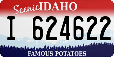 ID license plate I624622