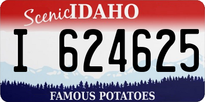 ID license plate I624625