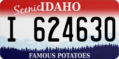 ID license plate I624630