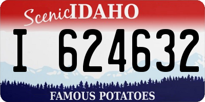 ID license plate I624632