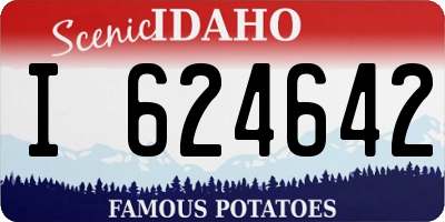ID license plate I624642